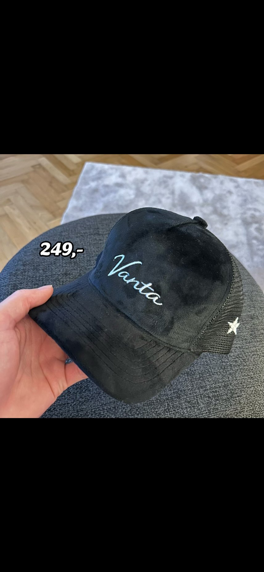 VANTÄ Cap Midnight Black